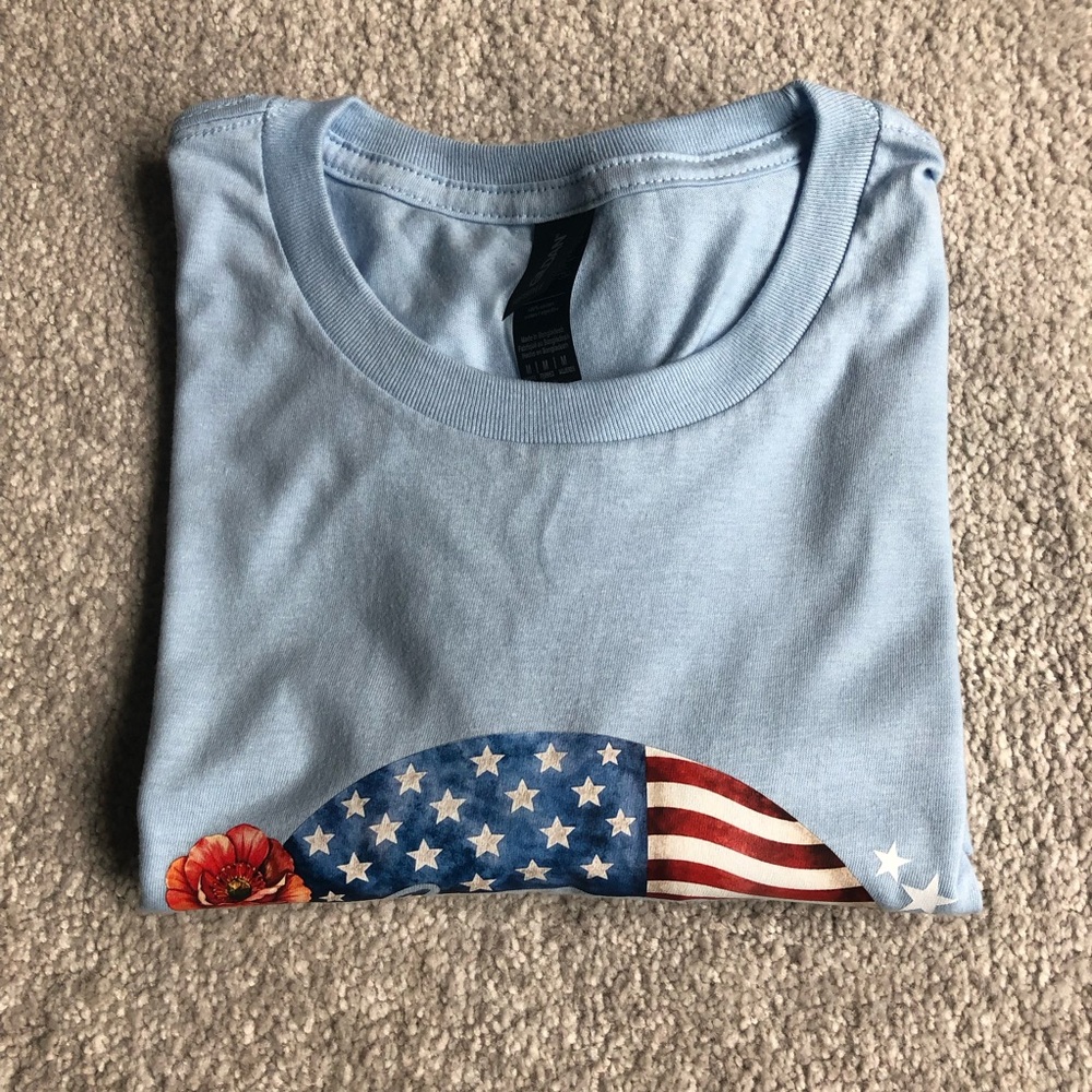 America 250th Light Blue Graphic Tee - Picture 6 of 10